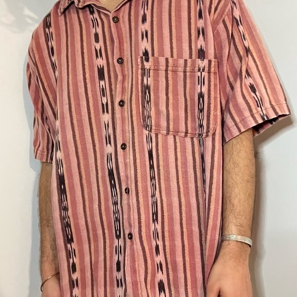 Men's Guatemalan Hand Embroidered Guayabera Shirts - Picture 2 of 4